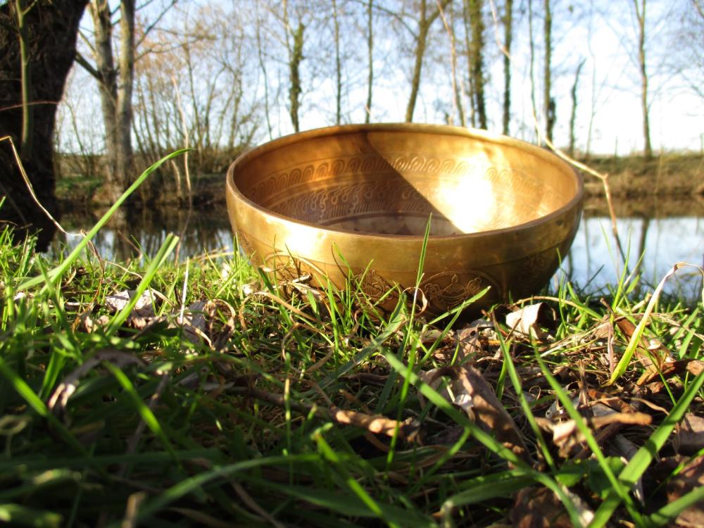 Bols tibétains près de Baugé en Anjou